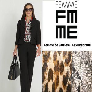 Femme de Carrière Classy Wool Coat Jacket Blazer